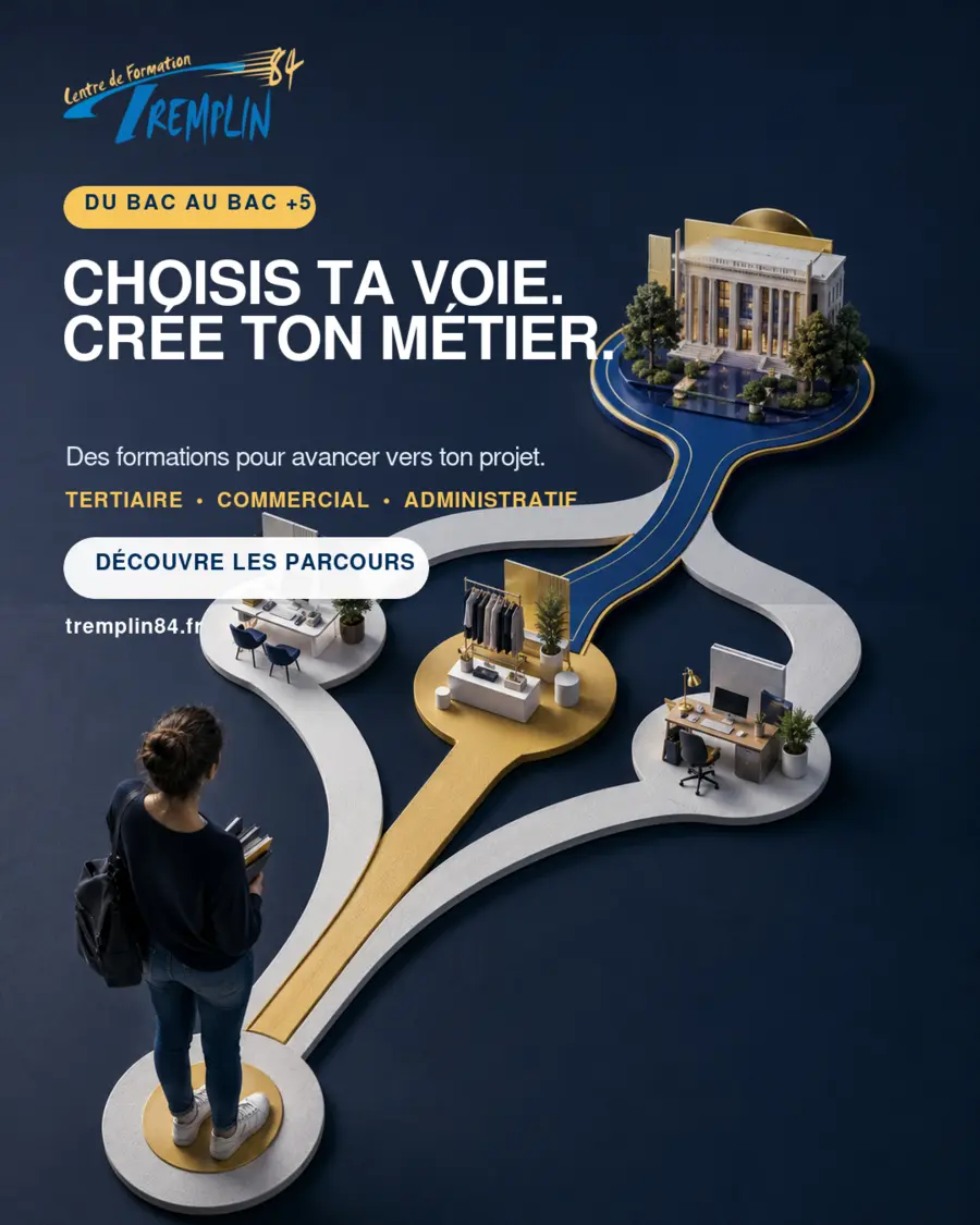 Choisis ta voie, crée ton métier — les parcours Tremplin 84