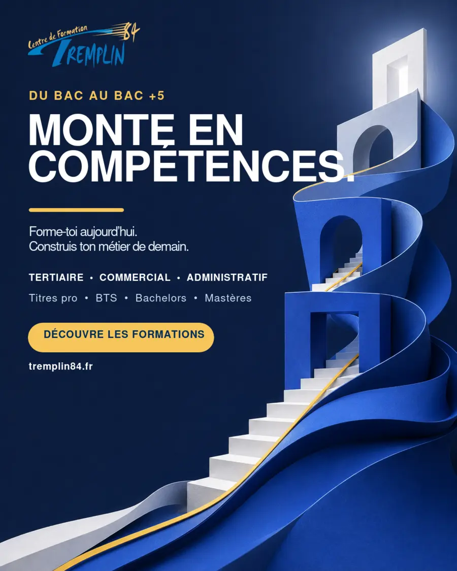Du Bac au Bac +5, montez en compétences avec Tremplin 84